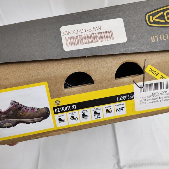 Keen Women's Steel Toe Boot Detroit XT, Brand New with Box (Size 5.5 WIDE) - Picture 9 of 11